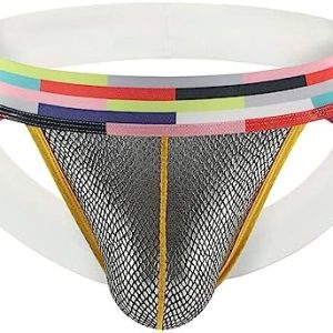 Evankin Men's Sexy Jockstrap | Snake Skin Bulge Pouch | Breathable Athletic Supporter for Gay Pride | Comfortable Fit |